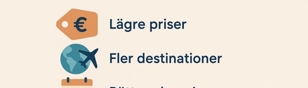 Fördelarna med flexibla resedatum