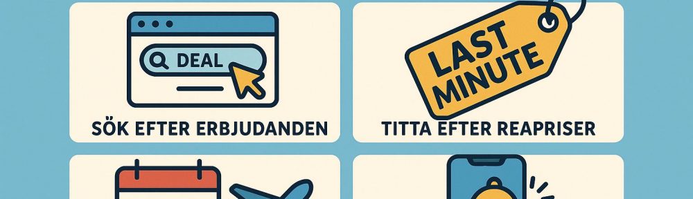 Hur du hittar sista minuten-erbjudanden på flyg och hotellpaket