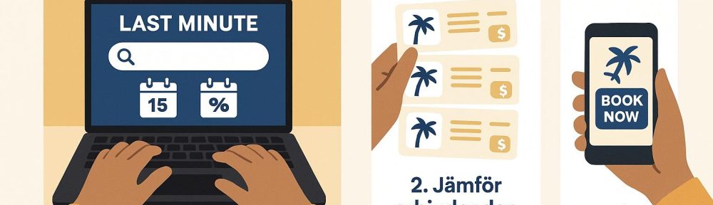 Så bokar du sista minuten-resor via resebyråer