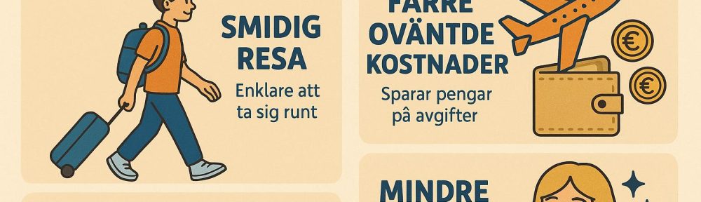 Fördelarna med att resa med lätt packning i sista minuten