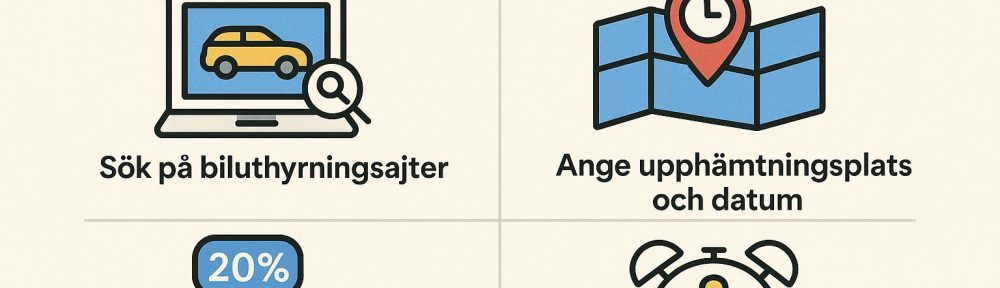 Hur du hittar sista minuten-erbjudanden på hyrbilar